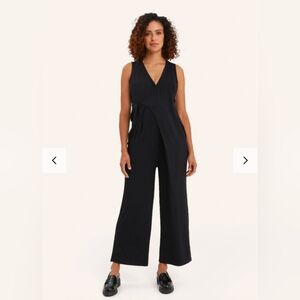 Nom Maternity Francesca Jumpsuit Black Full Length Size L